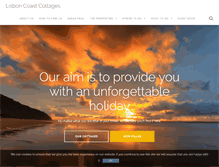 Tablet Screenshot of lisboncoastcottages.com